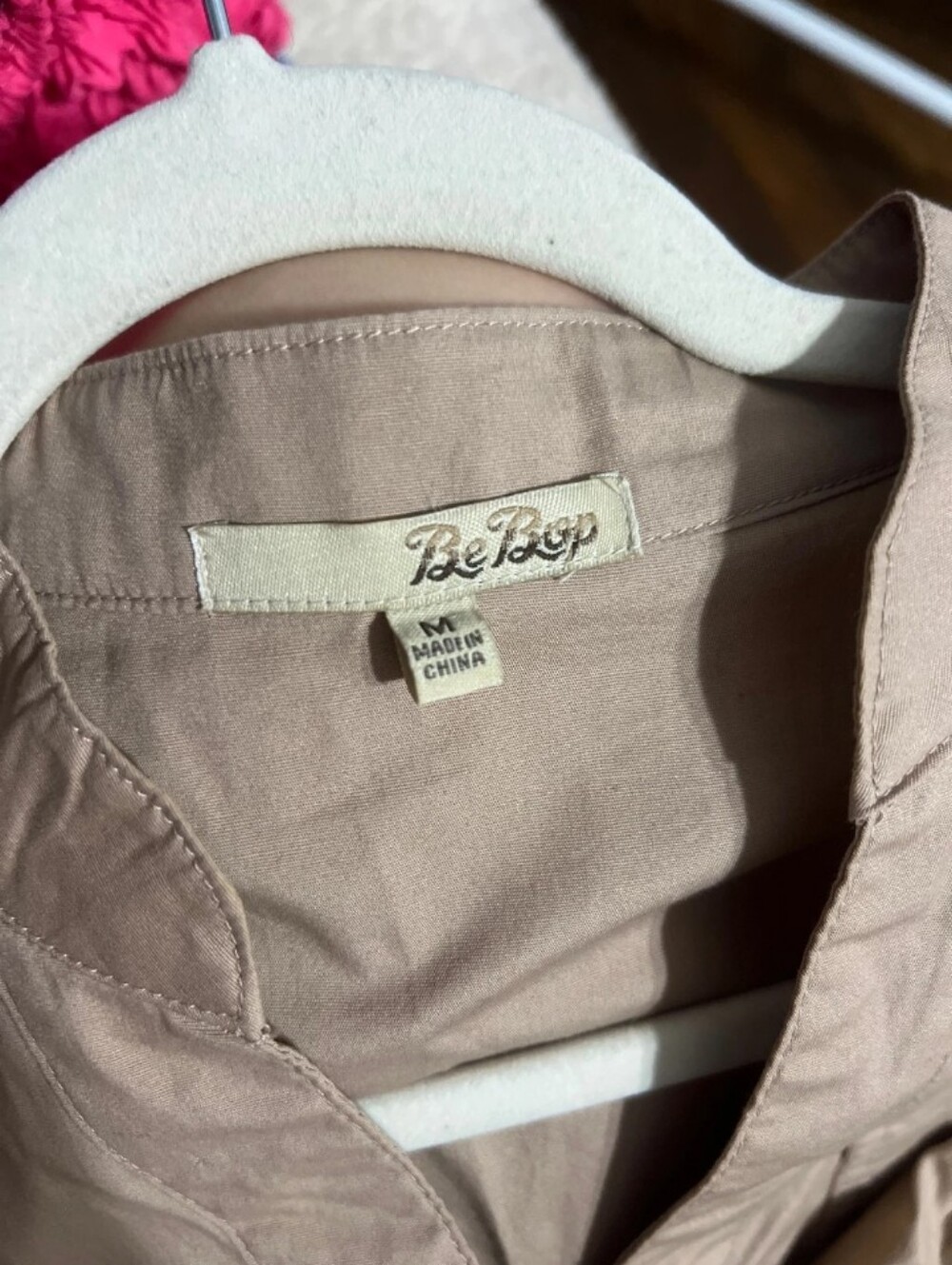 BeBop Tan Drawstring Utility Jacket - Picture 4 of 4